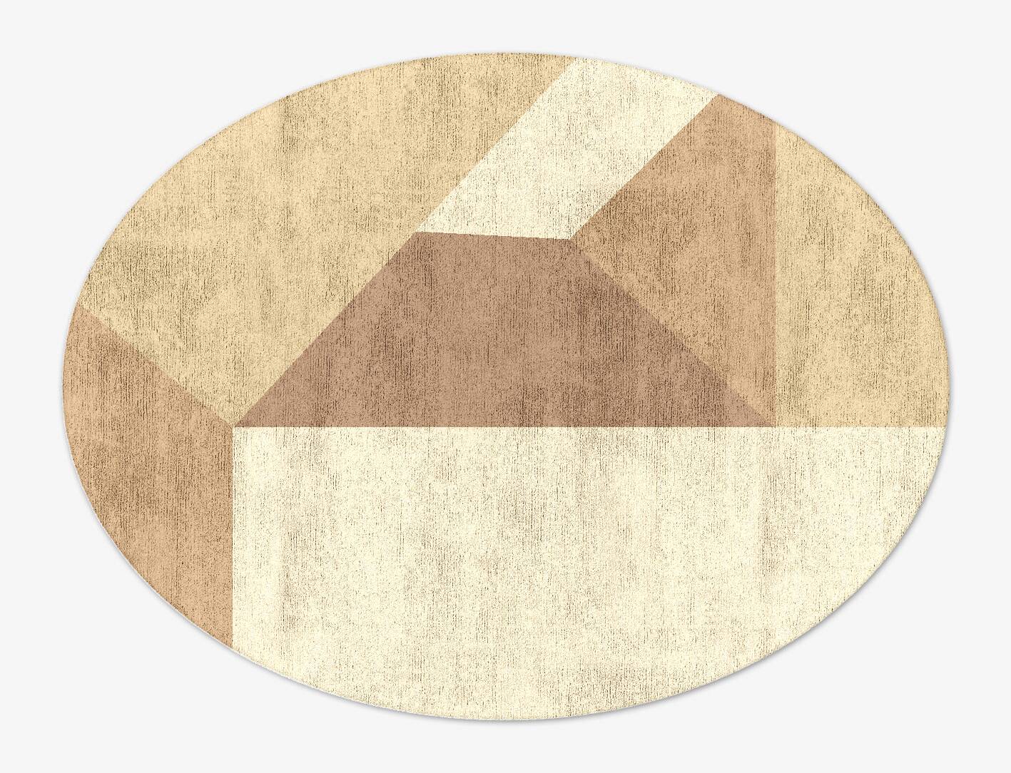 Druxy  Oval Hand Tufted Bamboo Silk Custom Rug by Rug Artisan