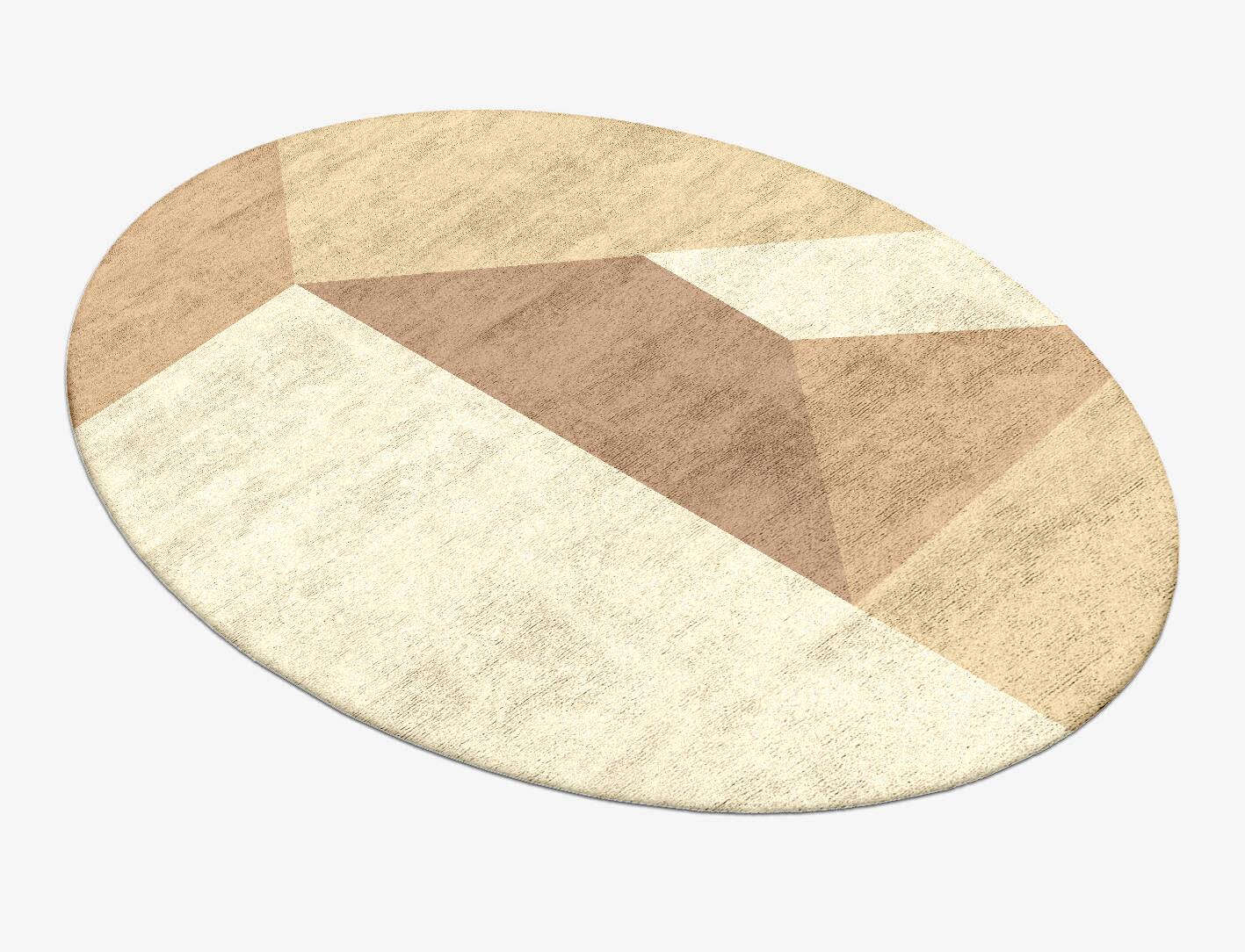 Druxy  Oval Hand Tufted Bamboo Silk Custom Rug by Rug Artisan