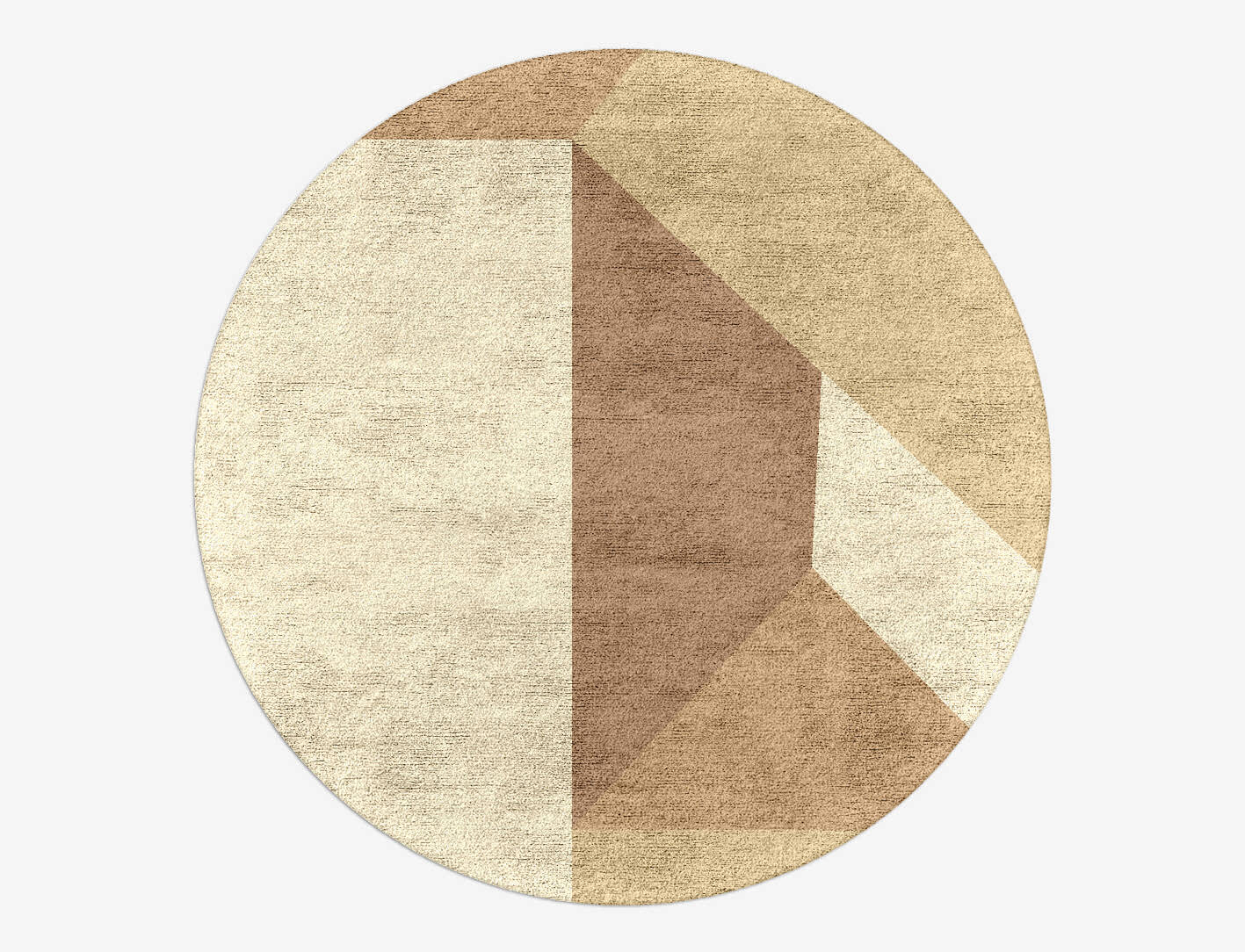 Druxy  Round Hand Tufted Bamboo Silk Custom Rug by Rug Artisan