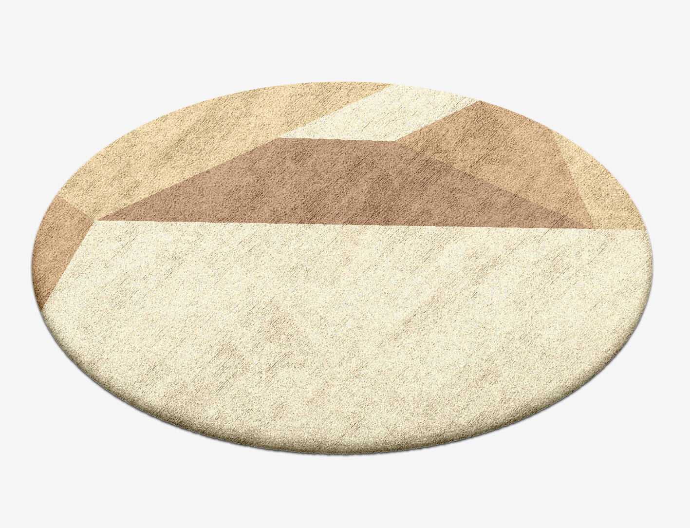 Druxy  Round Hand Tufted Bamboo Silk Custom Rug by Rug Artisan