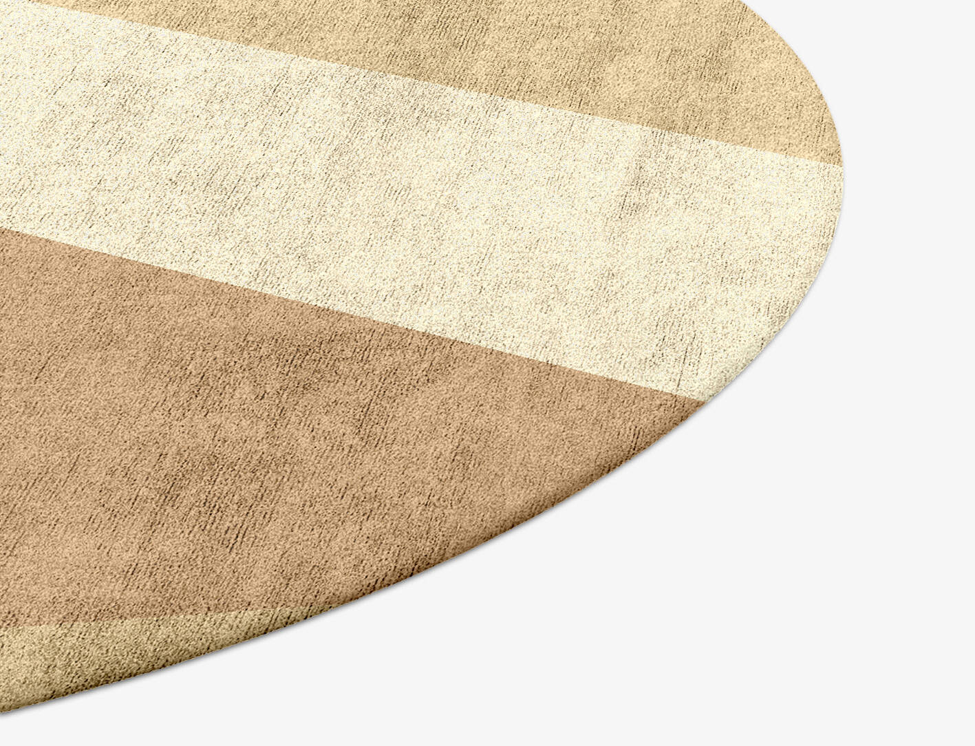 Druxy  Round Hand Tufted Bamboo Silk Custom Rug by Rug Artisan