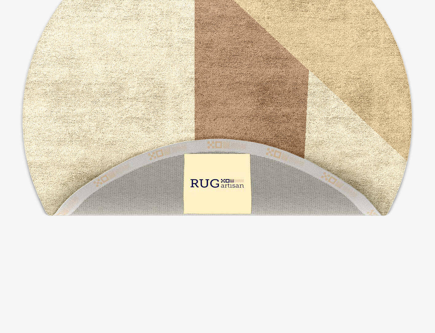 Druxy  Round Hand Tufted Bamboo Silk Custom Rug by Rug Artisan