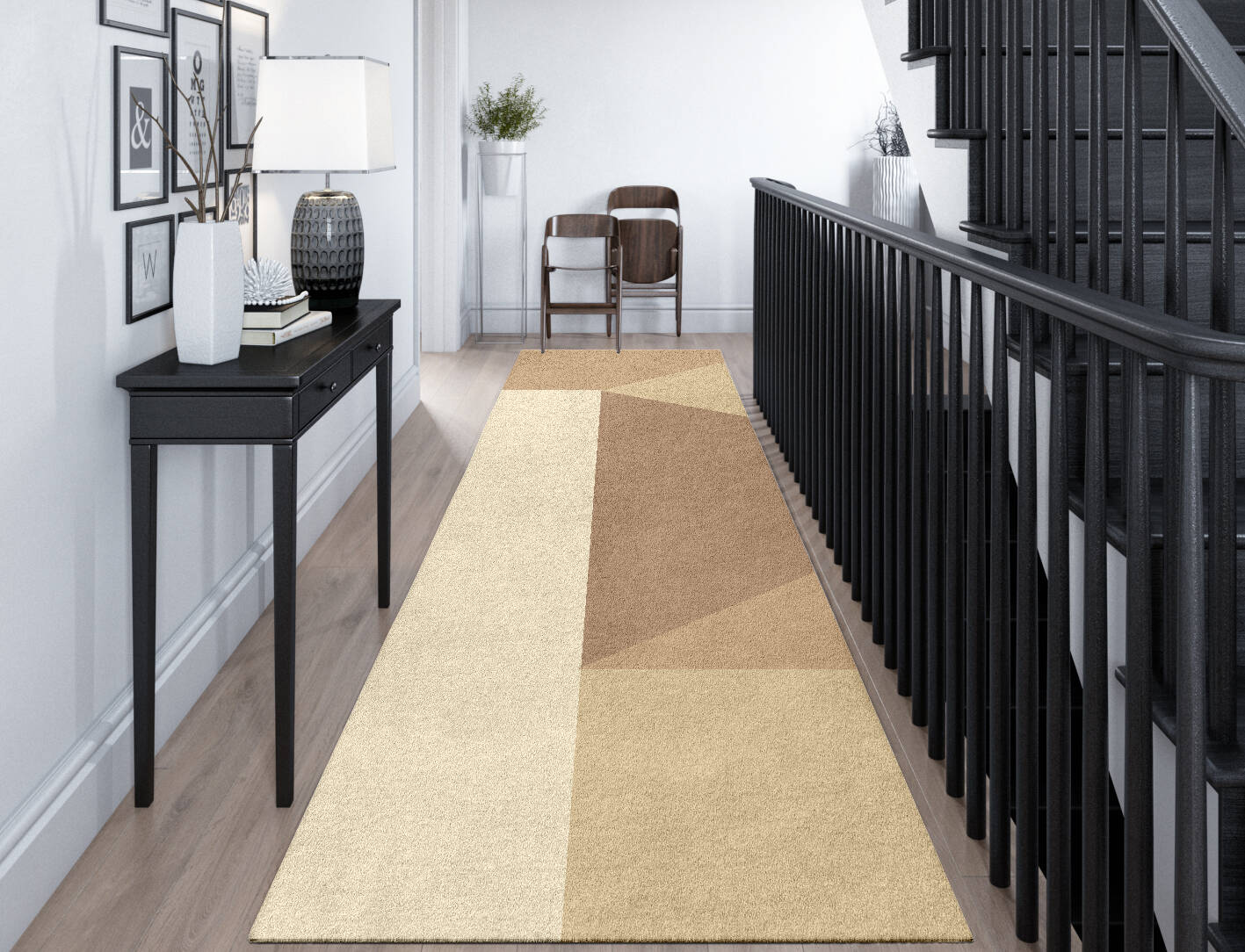 Druxy  Runner Hand Tufted Pure Wool Custom Rug by Rug Artisan