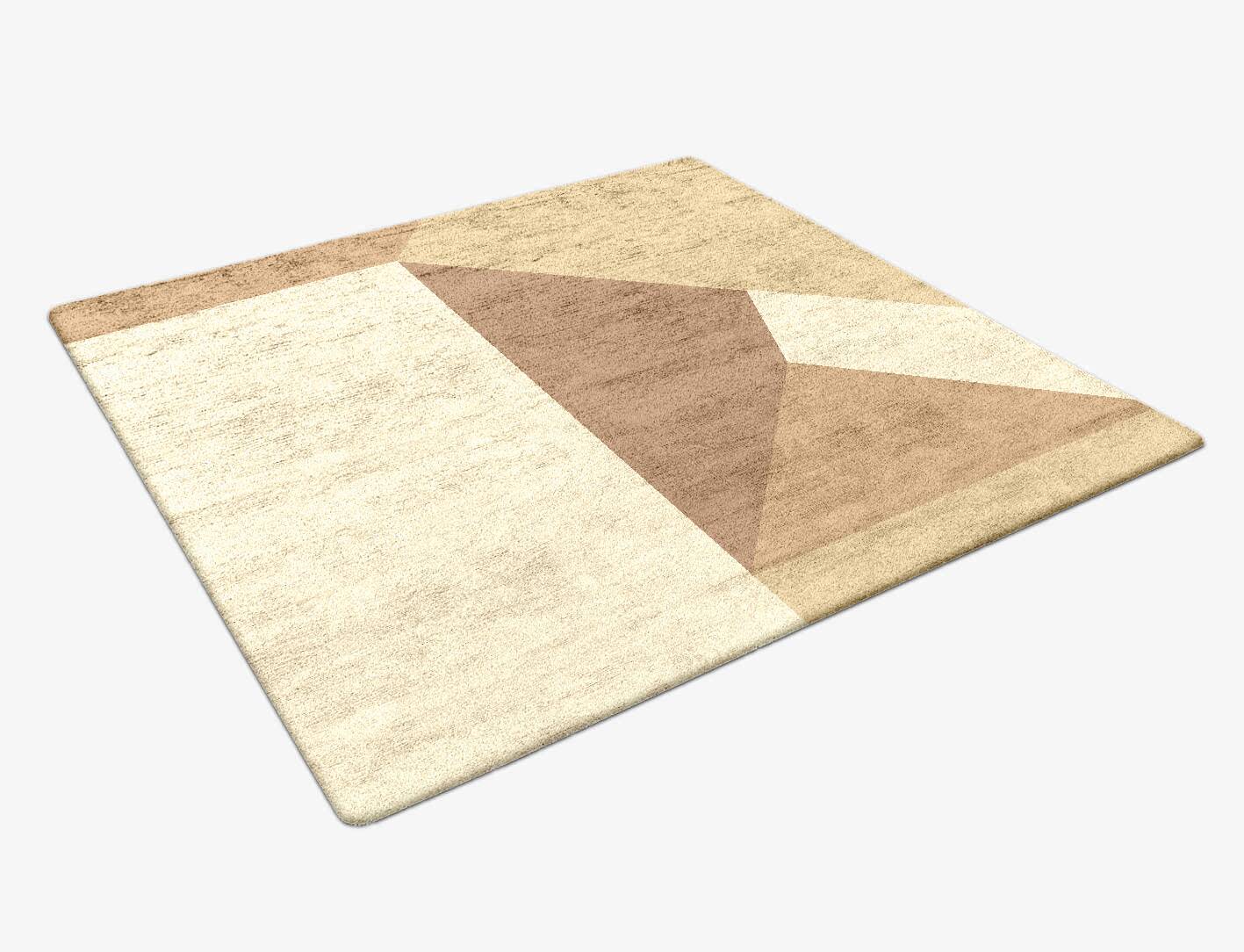 Druxy  Square Hand Tufted Bamboo Silk Custom Rug by Rug Artisan