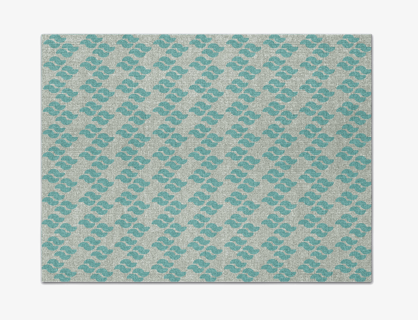 Duet Geometric Rectangle Flatweave New Zealand Wool Custom Rug by Rug Artisan
