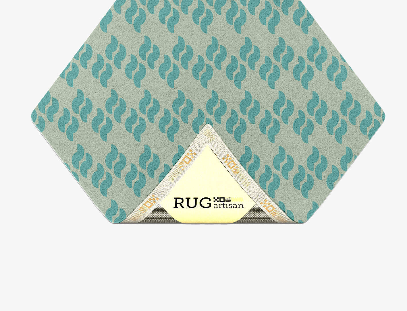 Duet Geometric Diamond Hand Tufted Pure Wool Custom Rug by Rug Artisan