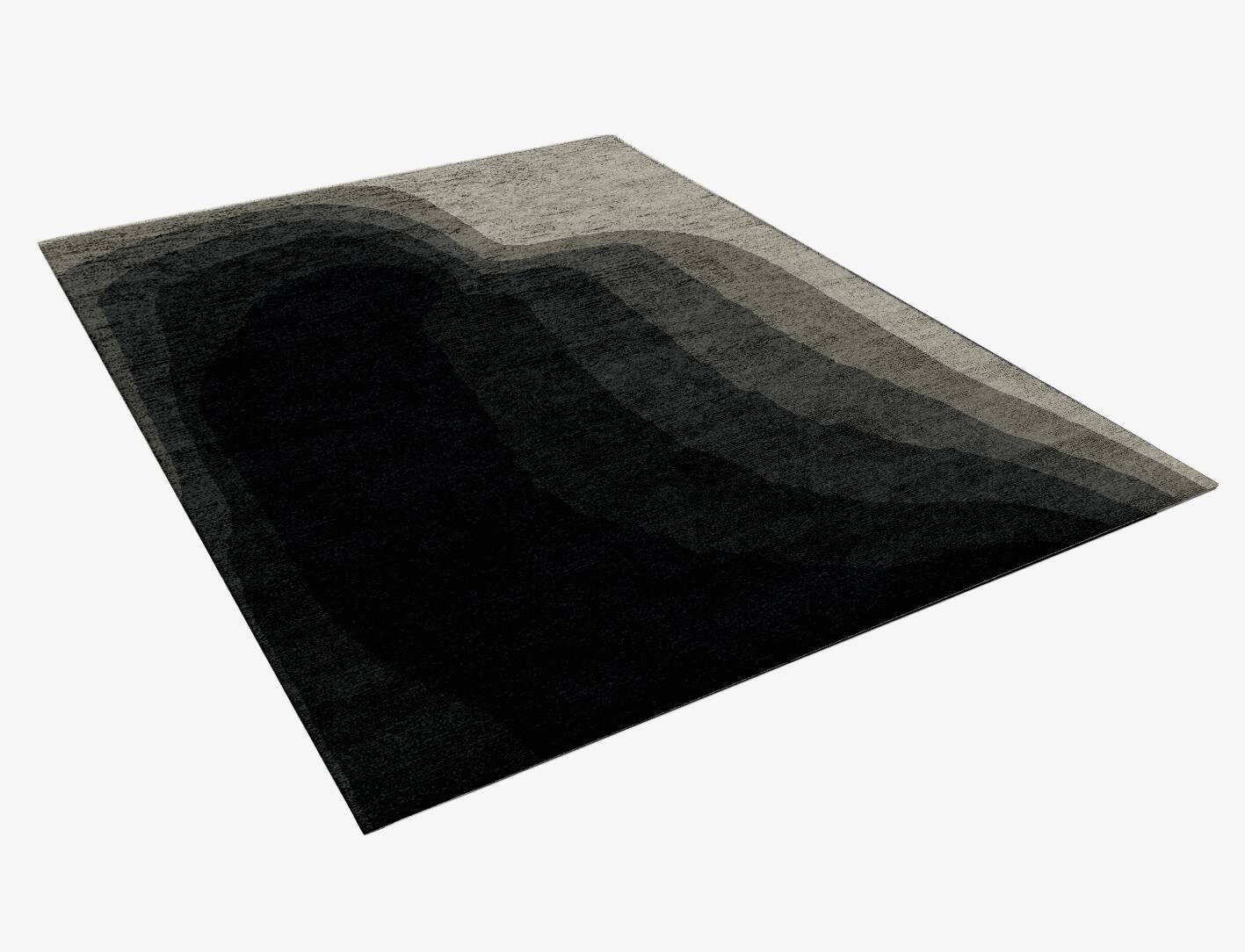 Duna Gradation Rectangle Hand Knotted Bamboo Silk Custom Rug by Rug Artisan