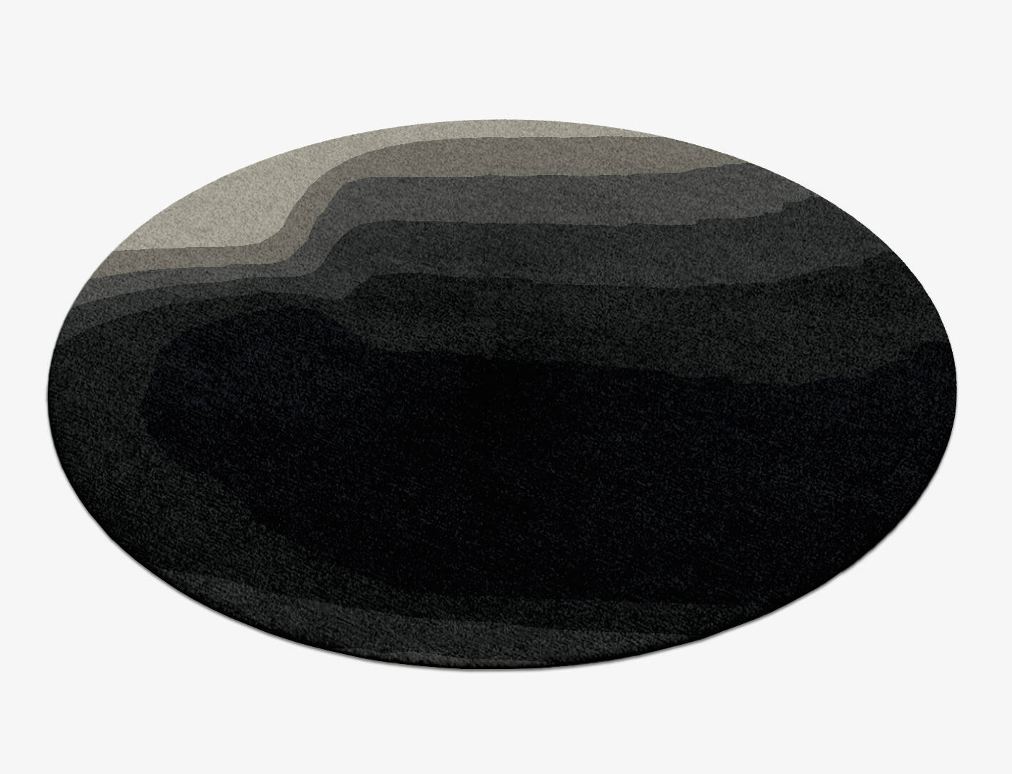 Duna Gradation Round Hand Knotted Tibetan Wool Custom Rug by Rug Artisan