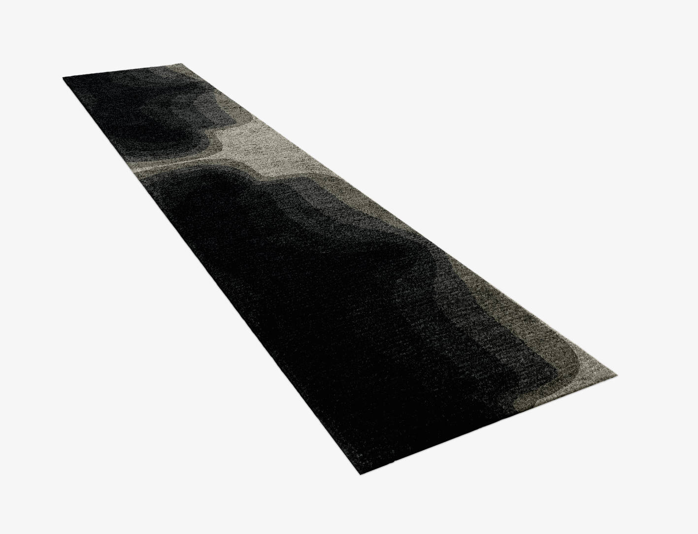 Duna Gradation Runner Hand Knotted Bamboo Silk Custom Rug by Rug Artisan