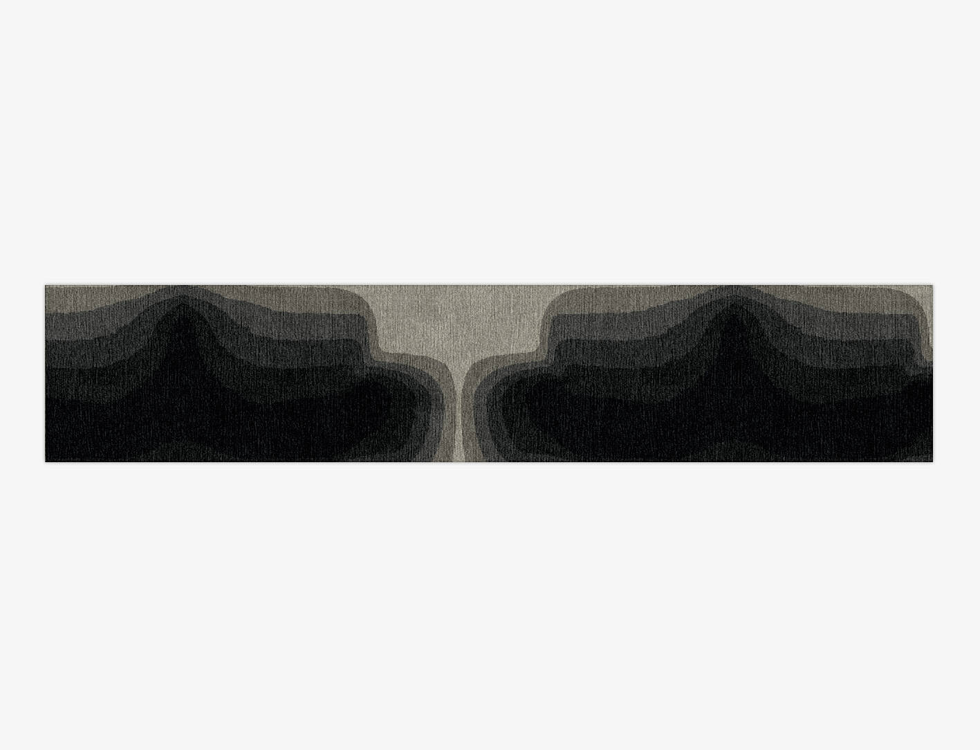 Duna Gradation Runner Hand Knotted Tibetan Wool Custom Rug by Rug Artisan