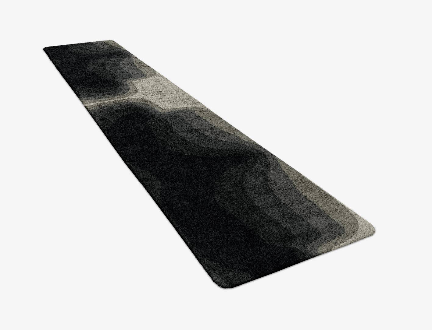 Duna Gradation Runner Hand Tufted Bamboo Silk Custom Rug by Rug Artisan