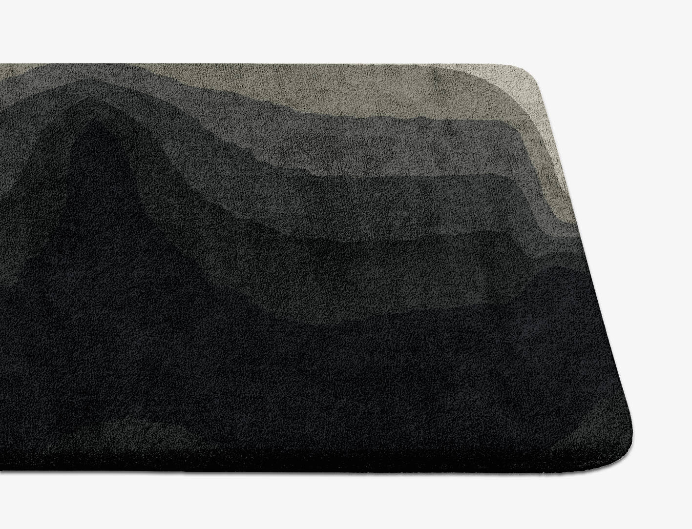 Duna Gradation Runner Hand Tufted Bamboo Silk Custom Rug by Rug Artisan