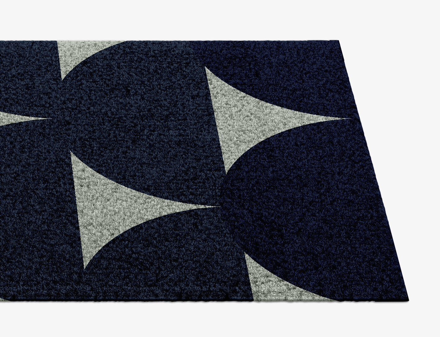 Dunes Geometric Runner Hand Knotted Tibetan Wool Custom Rug by Rug Artisan