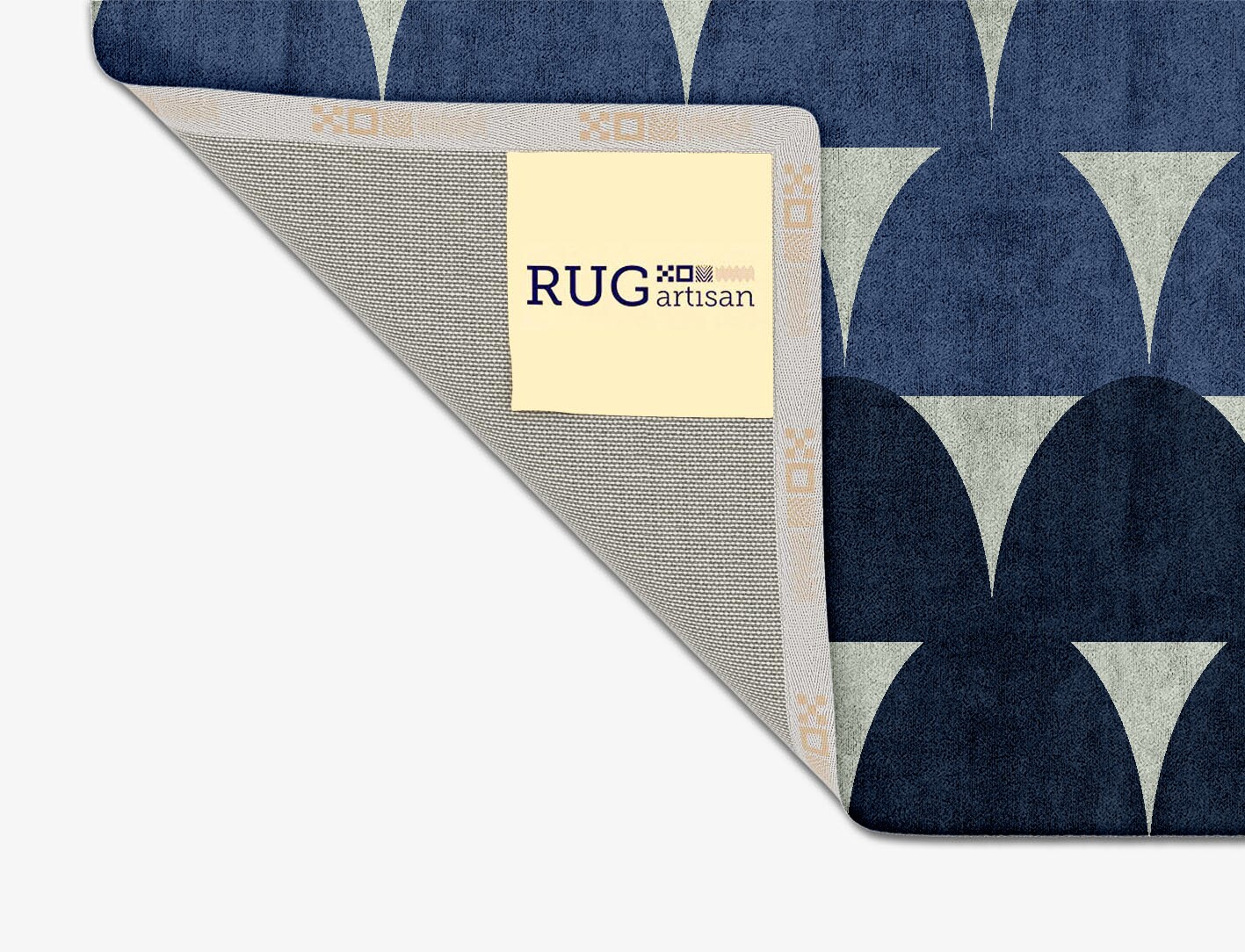 Dunes Geometric Square Hand Tufted Bamboo Silk Custom Rug by Rug Artisan