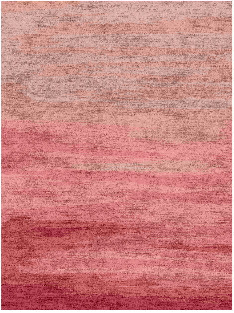 Dusk Gradation Rectangle Hand Knotted Bamboo Silk Custom Rug by Rug Artisan