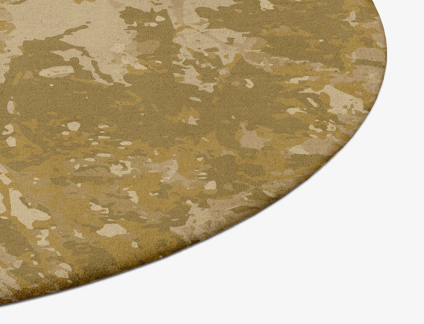 Duststorm Surface Art Oval Hand Tufted Pure Wool Custom Rug by Rug Artisan