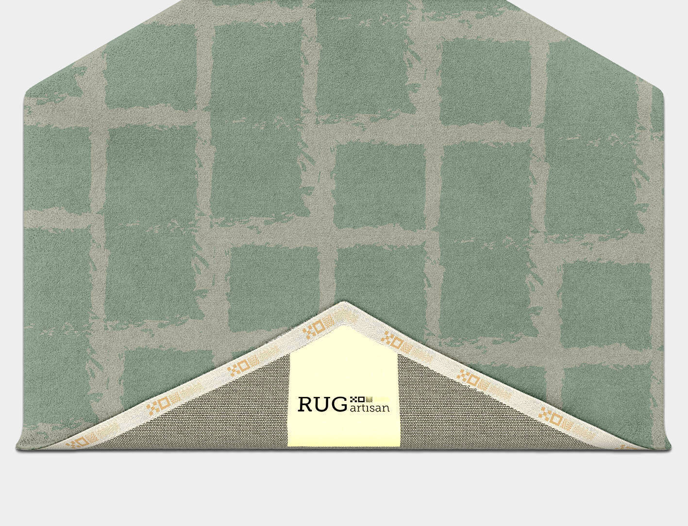 Dyke Geometric Hexagon Hand Tufted Pure Wool Custom Rug by Rug Artisan