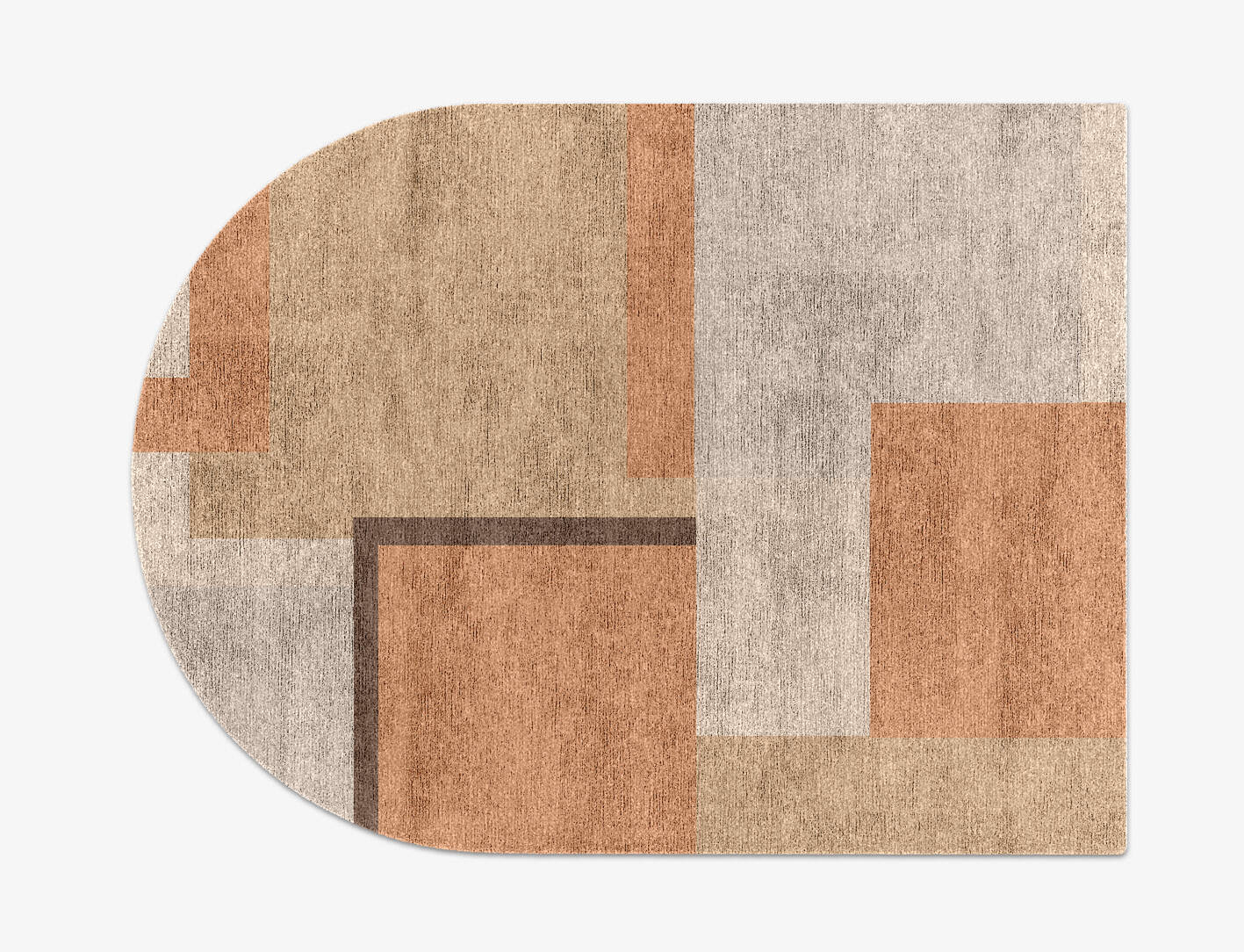 Echt  Arch Hand Knotted Bamboo Silk Custom Rug by Rug Artisan