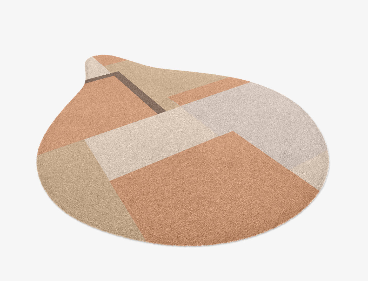 Echt  Drop Hand Knotted Tibetan Wool Custom Rug by Rug Artisan