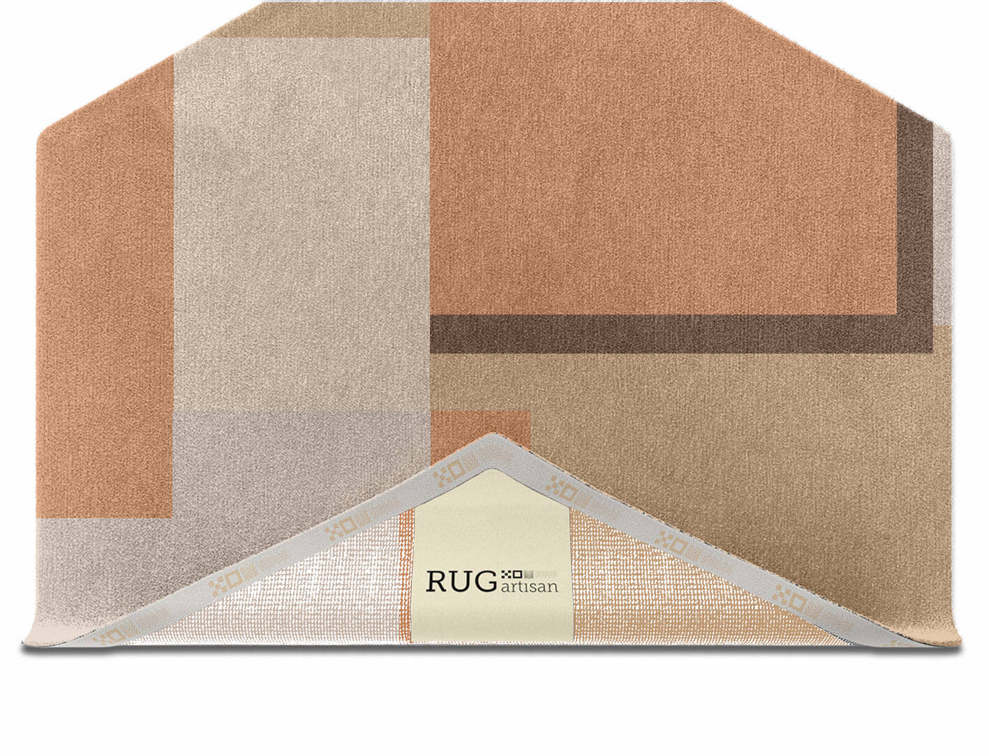 Echt  Hexagon Hand Knotted Tibetan Wool Custom Rug by Rug Artisan