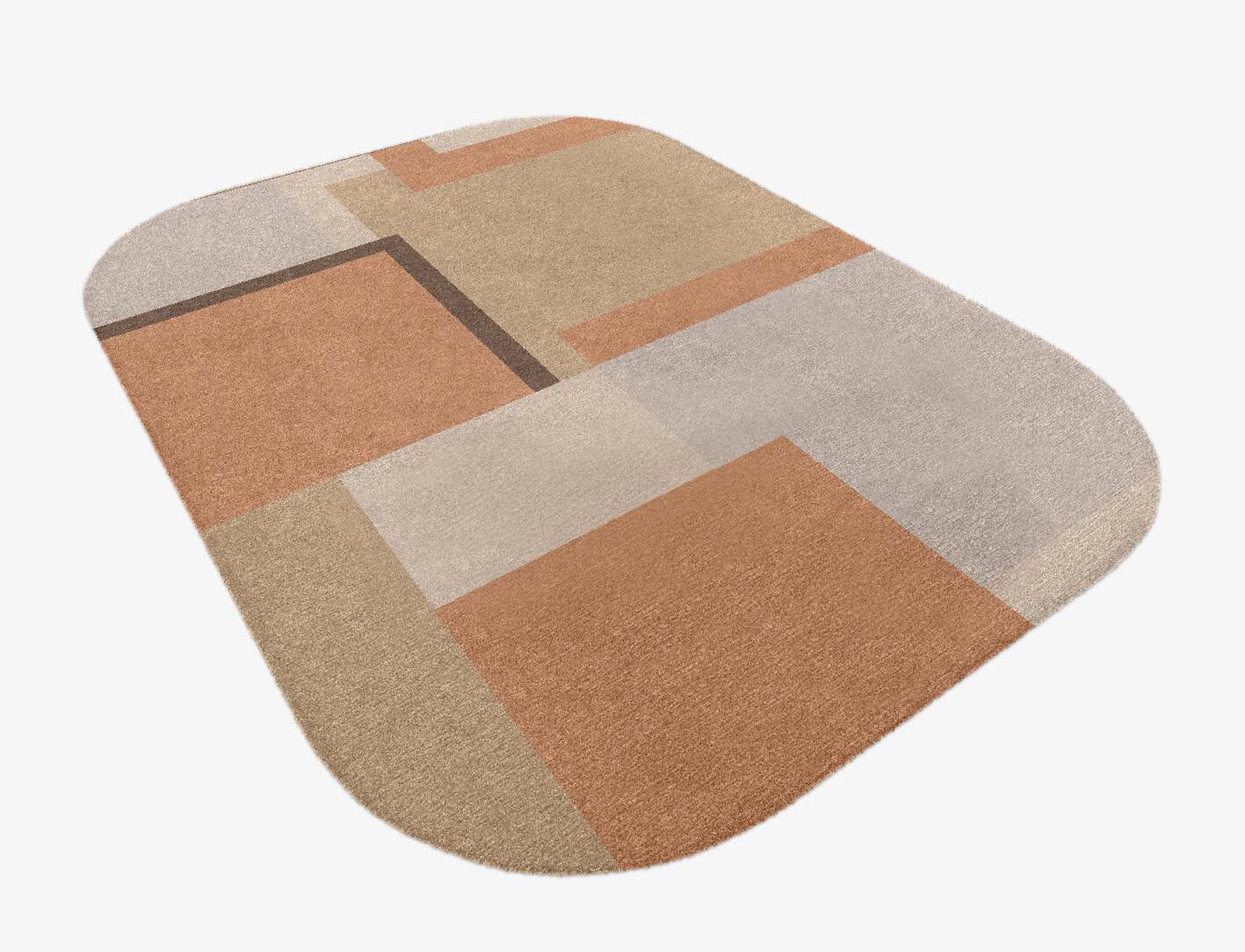 Echt  Oblong Hand Knotted Tibetan Wool Custom Rug by Rug Artisan