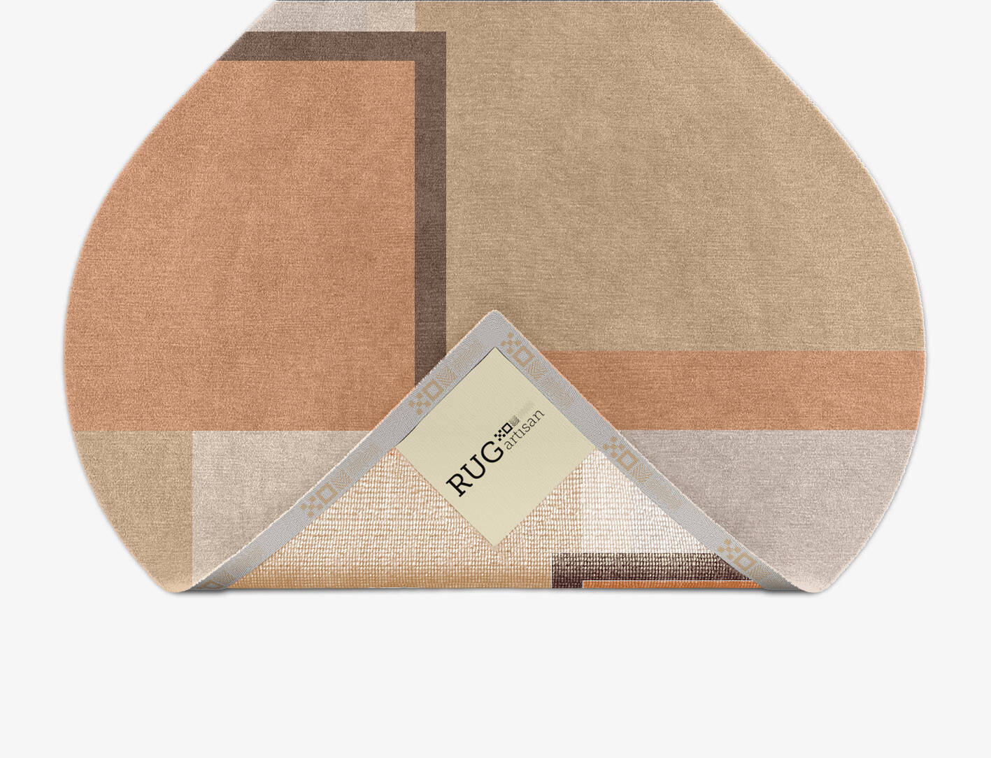 Echt  Ogee Hand Knotted Tibetan Wool Custom Rug by Rug Artisan