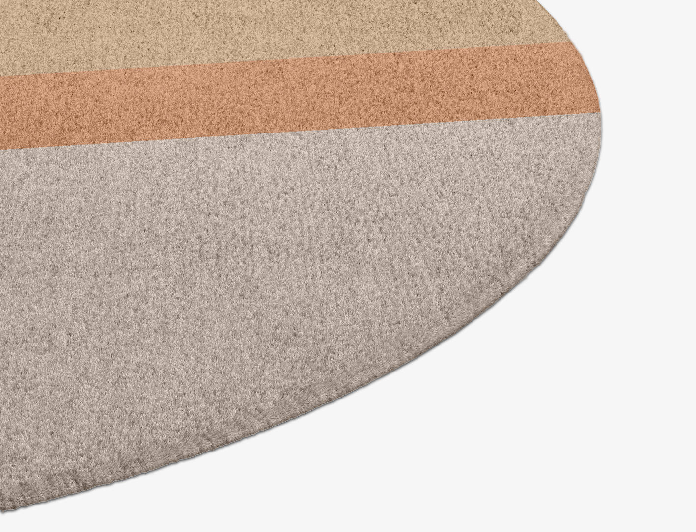 Echt  Round Hand Knotted Tibetan Wool Custom Rug by Rug Artisan