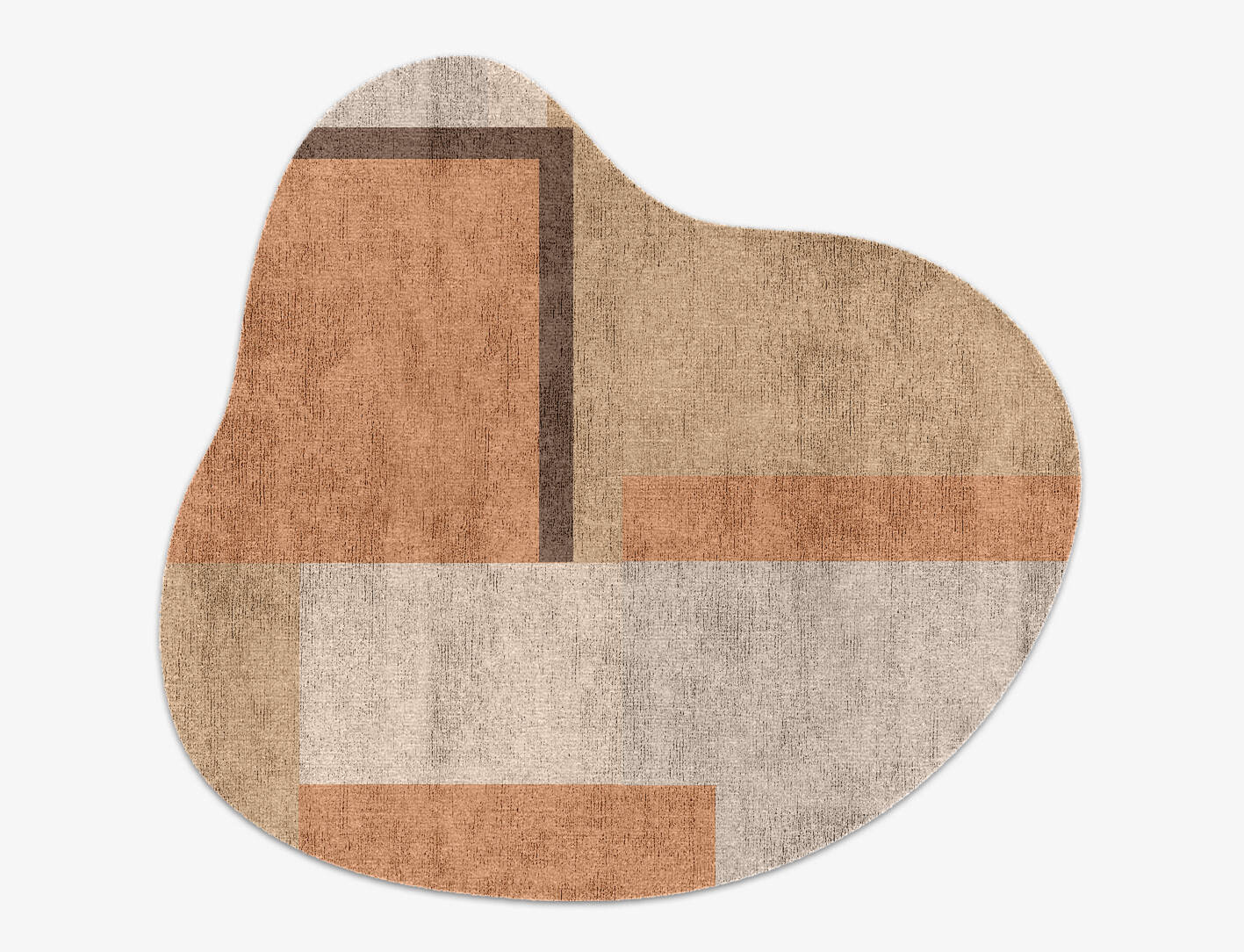Echt  Splash Hand Knotted Bamboo Silk Custom Rug by Rug Artisan
