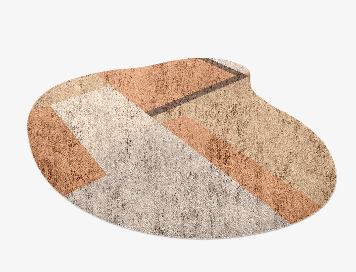 Echt  Splash Hand Knotted Bamboo Silk Custom Rug by Rug Artisan