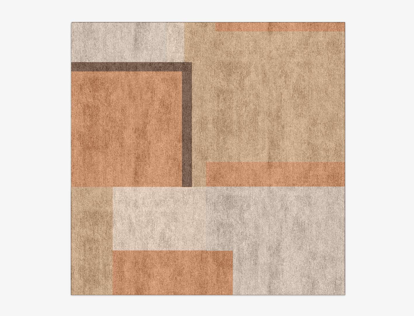 Echt  Square Hand Knotted Bamboo Silk Custom Rug by Rug Artisan