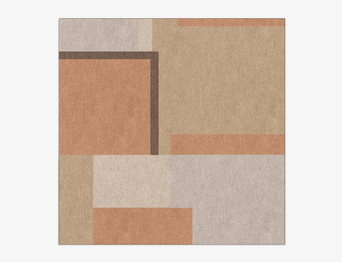 Echt  Square Hand Knotted Tibetan Wool Custom Rug by Rug Artisan