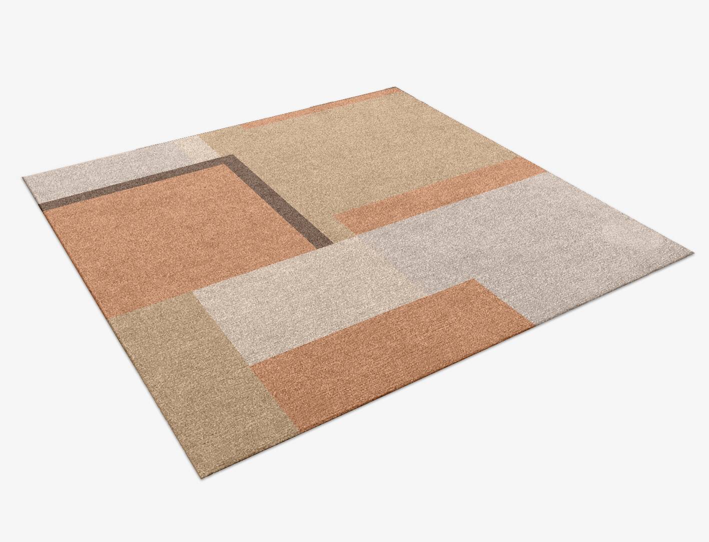 Echt  Square Hand Knotted Tibetan Wool Custom Rug by Rug Artisan