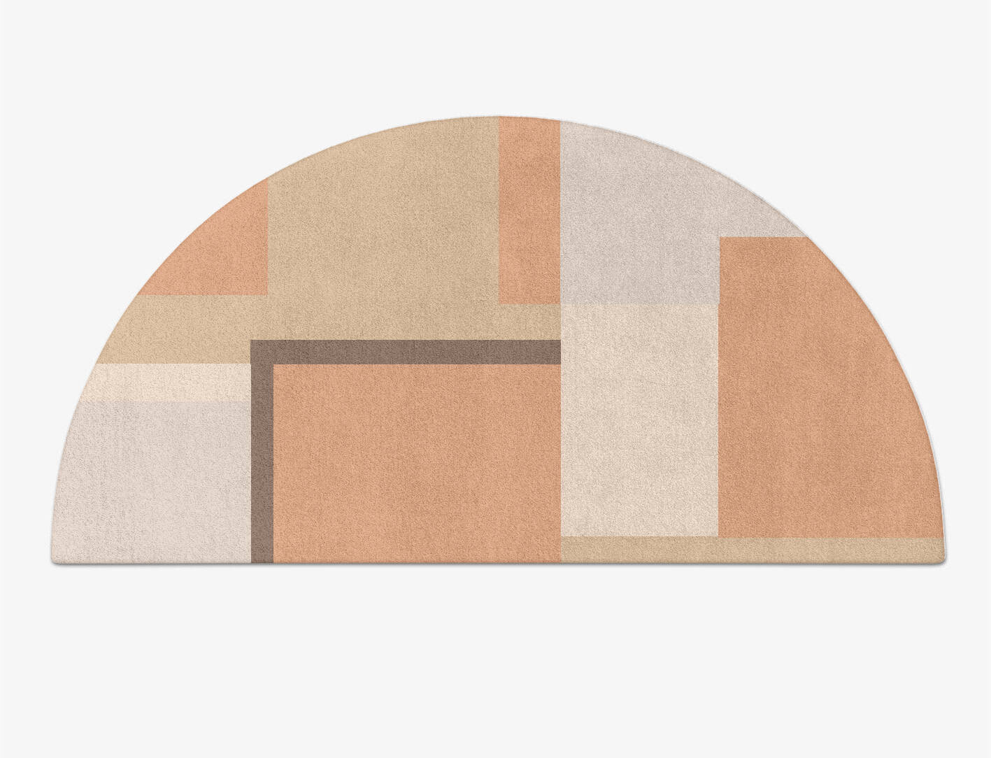 Echt  Halfmoon Hand Tufted Pure Wool Custom Rug by Rug Artisan