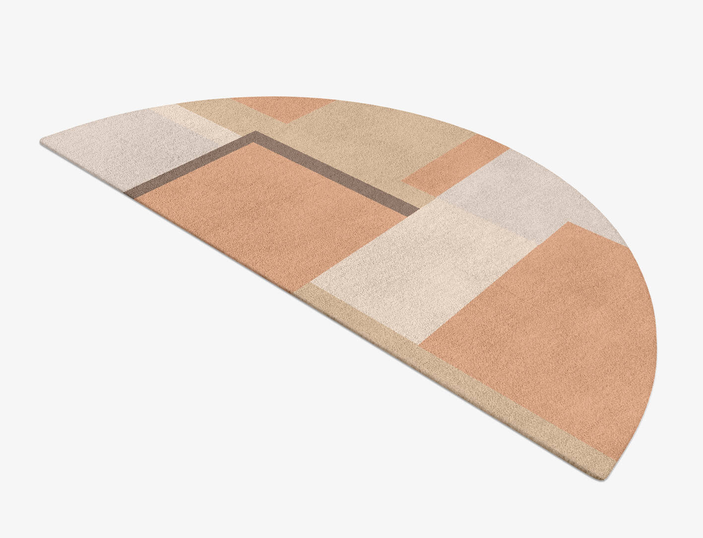 Echt  Halfmoon Hand Tufted Pure Wool Custom Rug by Rug Artisan