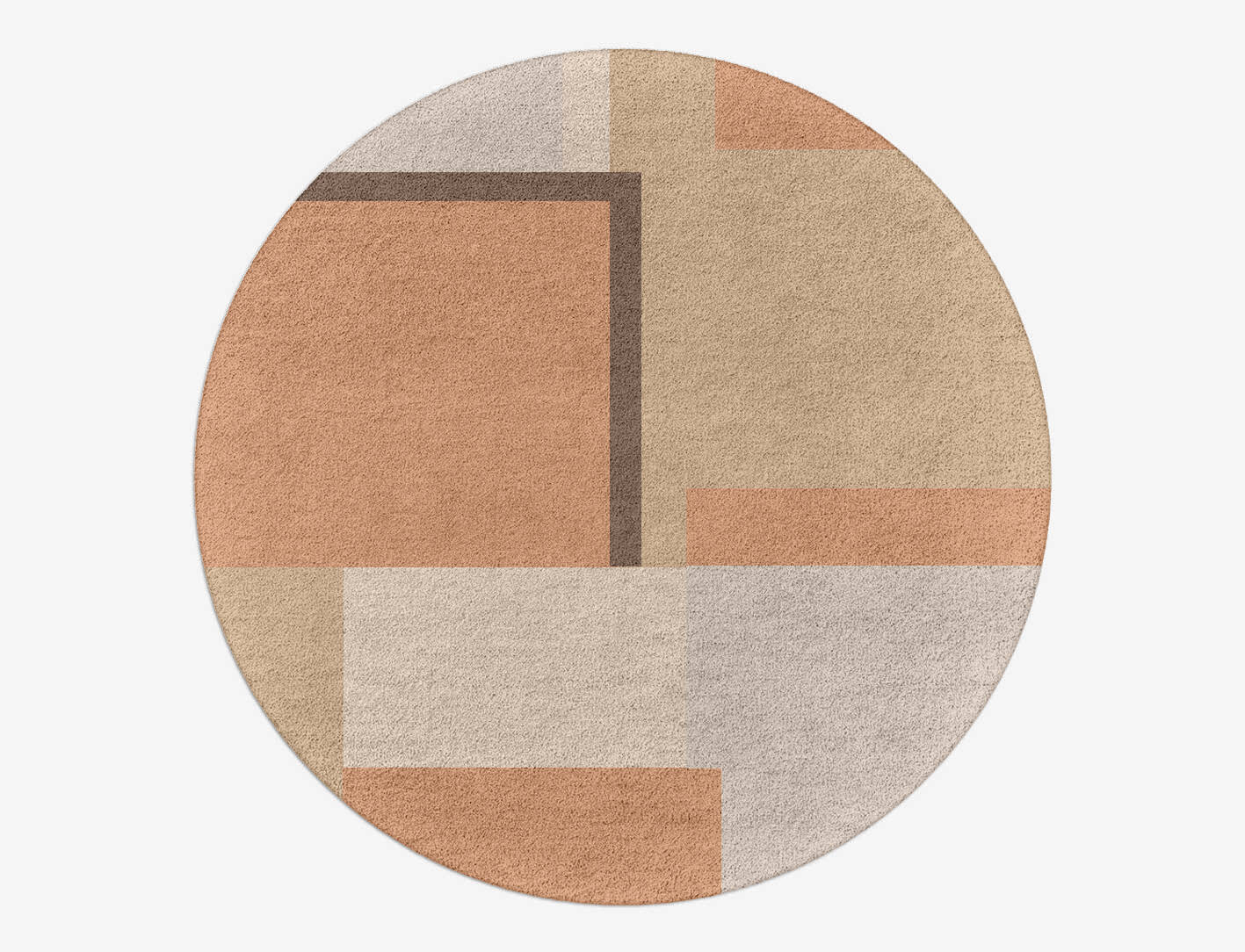 Echt  Round Hand Tufted Pure Wool Custom Rug by Rug Artisan