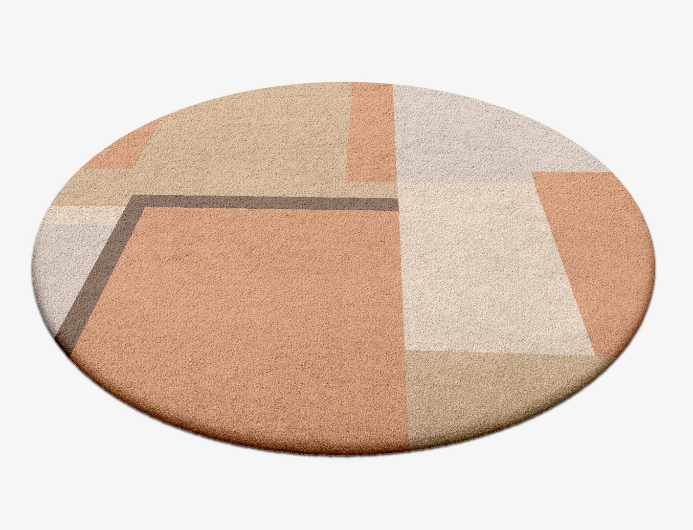 Echt  Round Hand Tufted Pure Wool Custom Rug by Rug Artisan