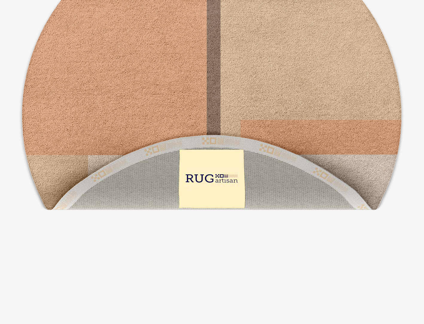 Echt  Round Hand Tufted Pure Wool Custom Rug by Rug Artisan