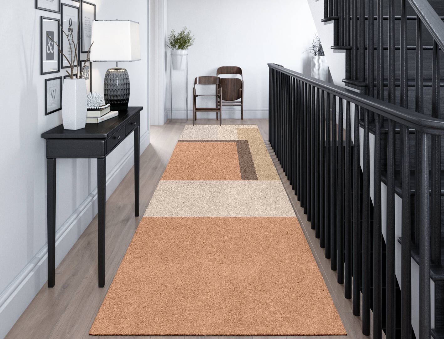 Echt  Runner Hand Tufted Pure Wool Custom Rug by Rug Artisan
