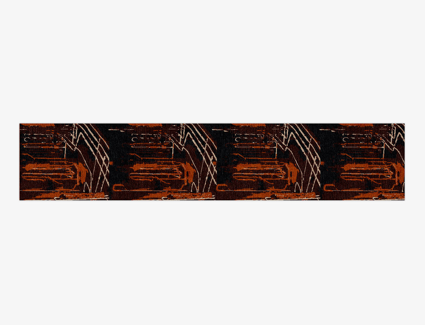 Eclat Abstract Runner Hand Knotted Tibetan Wool Custom Rug by Rug Artisan