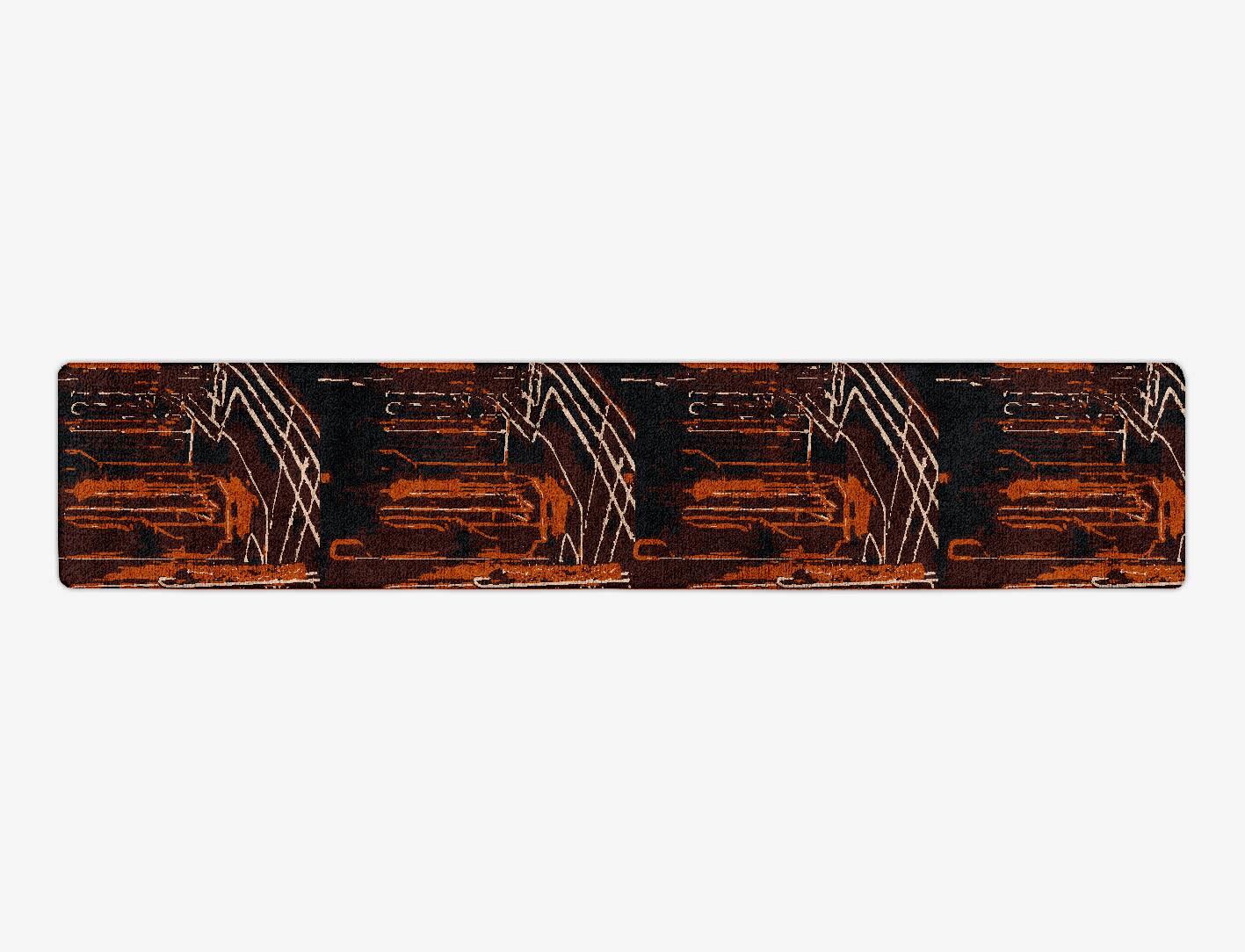Eclat Abstract Runner Hand Tufted Bamboo Silk Custom Rug by Rug Artisan