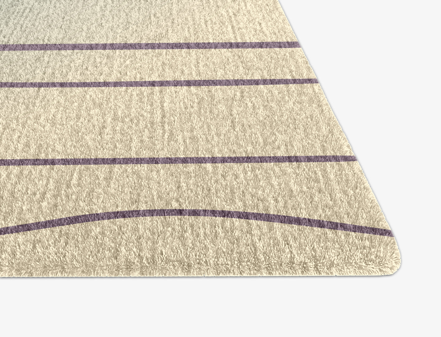 Edge Ombre Arch Hand Knotted Tibetan Wool Custom Rug by Rug Artisan