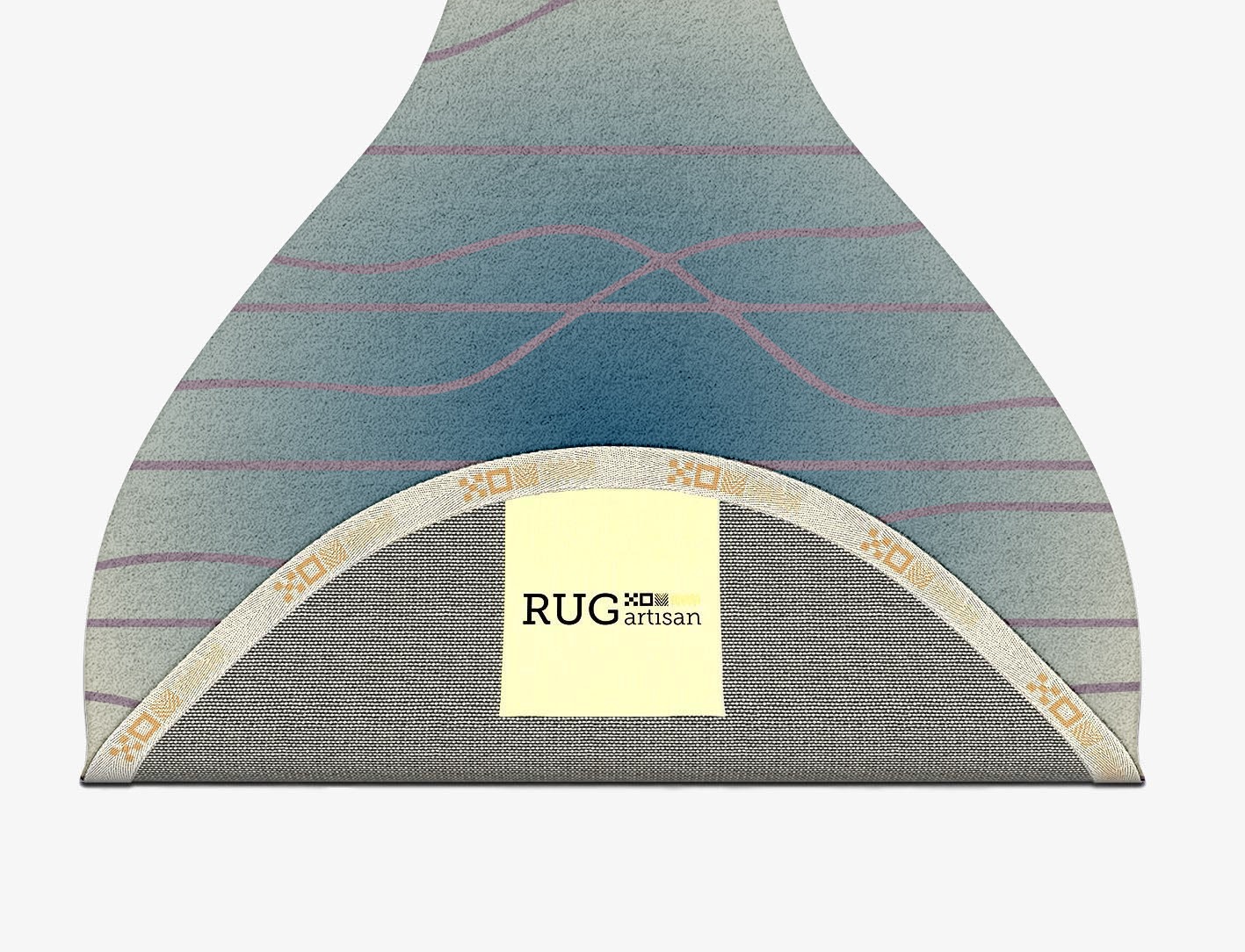 Edge Ombre Drop Hand Tufted Pure Wool Custom Rug by Rug Artisan