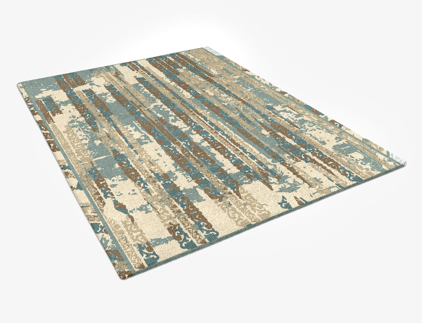 Eeman Persian Bagh Rectangle Hand Tufted Pure Wool Custom Rug by Rug Artisan