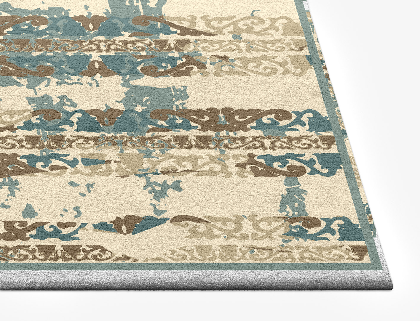 Eeman Persian Bagh Rectangle Hand Tufted Pure Wool Custom Rug by Rug Artisan