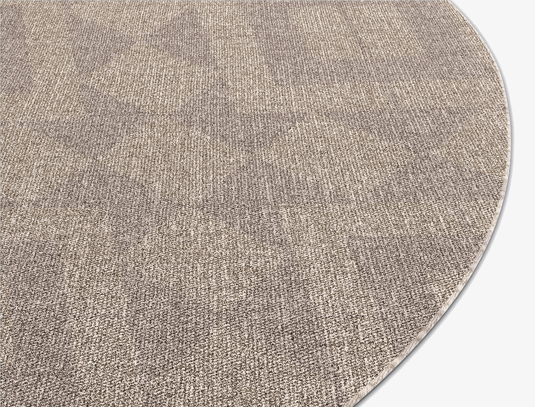 Eesome Minimalist Oval Flatweave New Zealand Wool Custom Rug by Rug Artisan