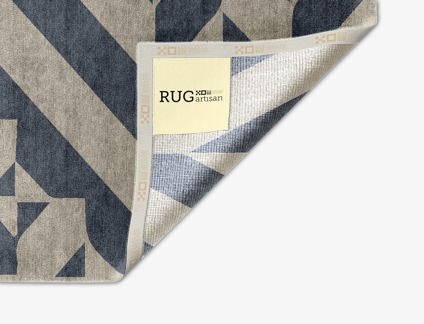 Elan Geometric Arch Hand Knotted Bamboo Silk Custom Rug by Rug Artisan