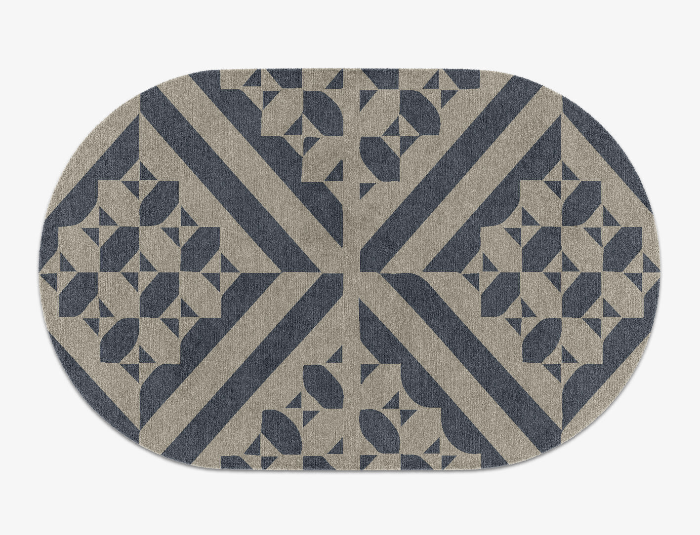Elan Geometric Capsule Hand Knotted Tibetan Wool Custom Rug by Rug Artisan