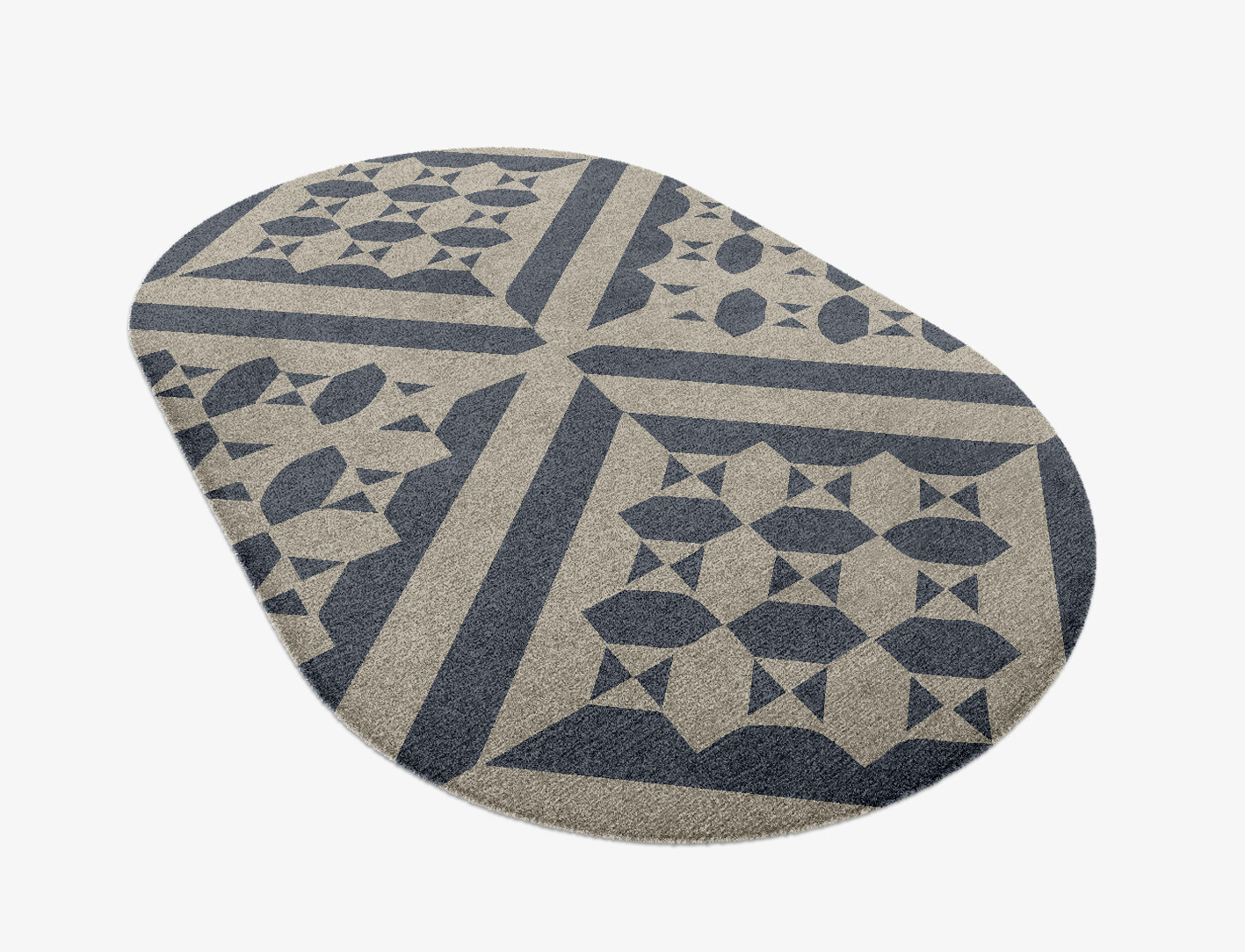 Elan Geometric Capsule Hand Knotted Tibetan Wool Custom Rug by Rug Artisan
