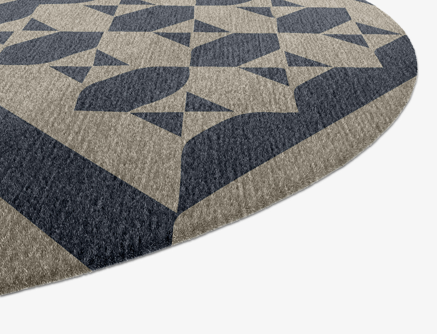 Elan Geometric Capsule Hand Knotted Tibetan Wool Custom Rug by Rug Artisan