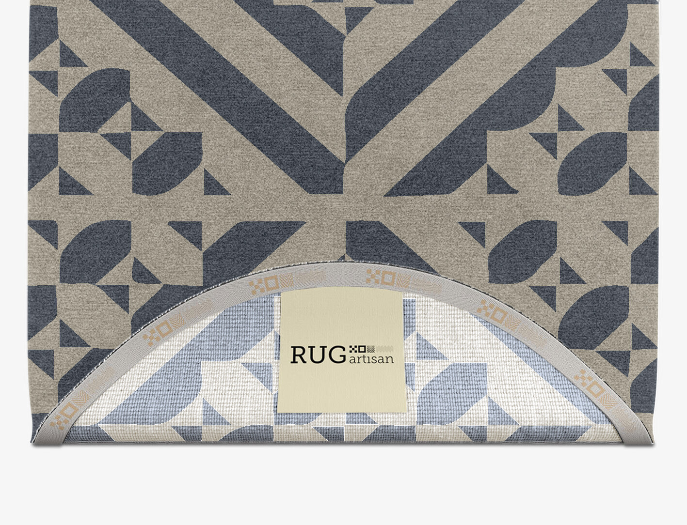 Elan Geometric Capsule Hand Knotted Tibetan Wool Custom Rug by Rug Artisan